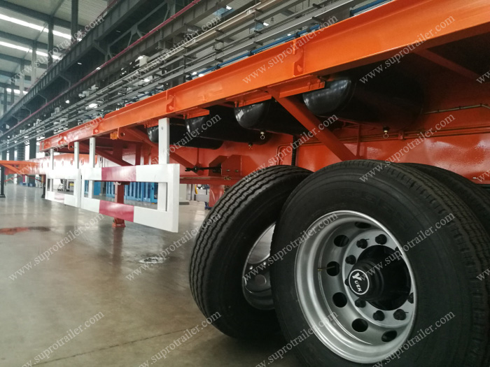 air suspension extendable trailer