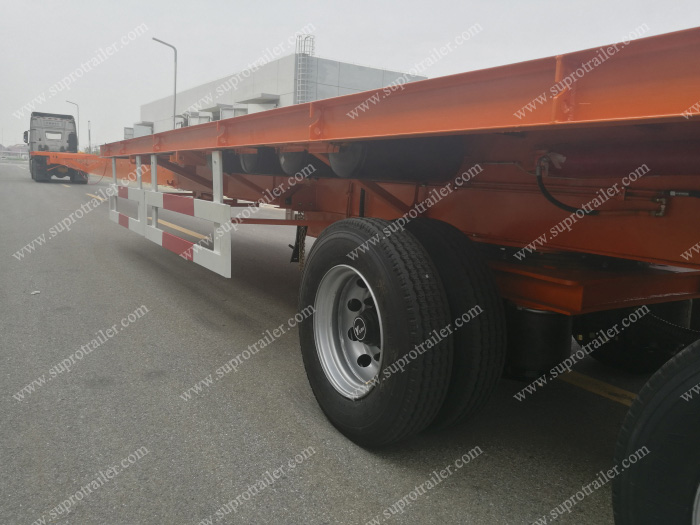 Extendable trailer for windmill blade