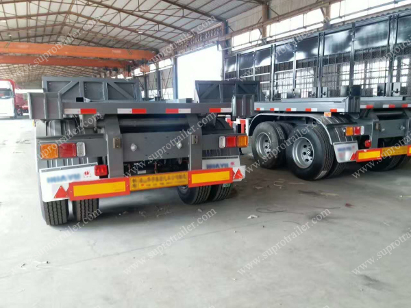 2 axles trailer