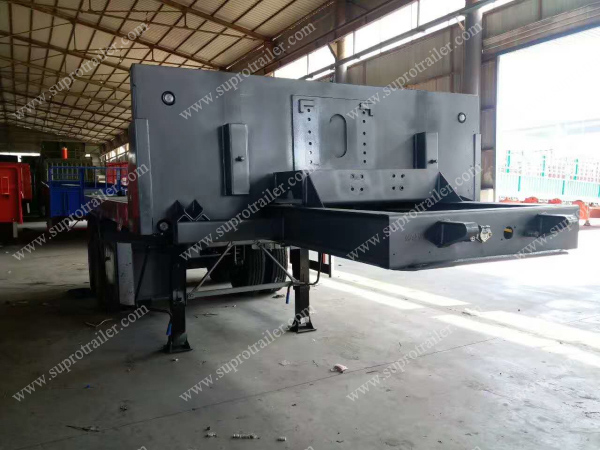 flatbed container trailer