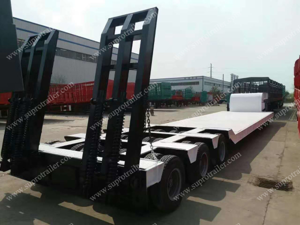 Drop deck bed trailer 
