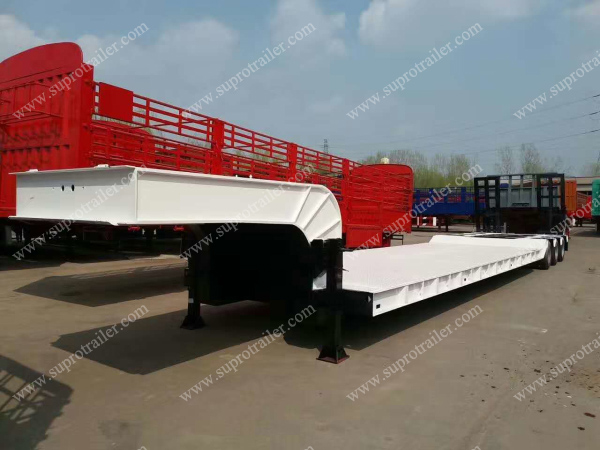 Drop deck bed trailer 