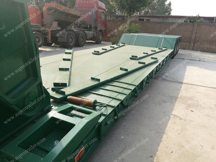 hydraulic detachable gooseneck low bed trailer