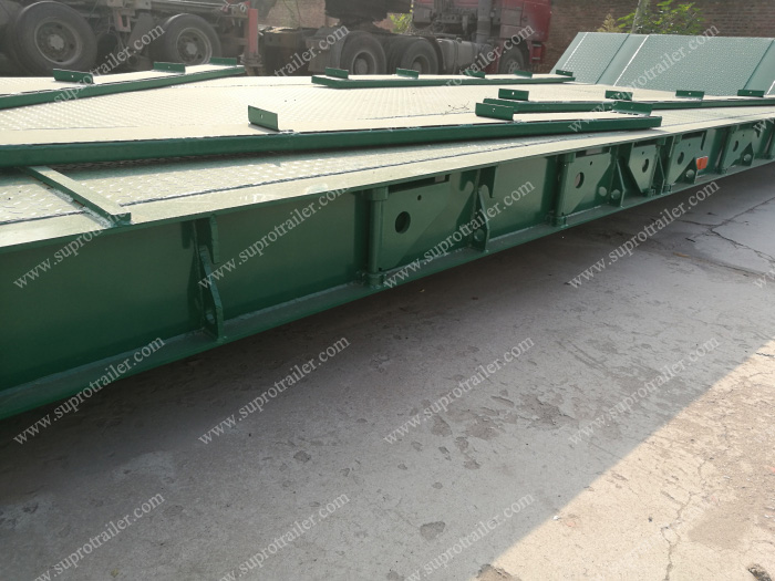 hydraulic detachable gooseneck low bed trailer