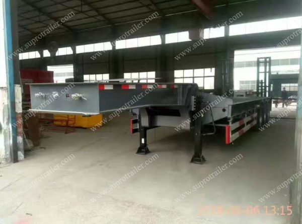 3 axle low bed trailer
