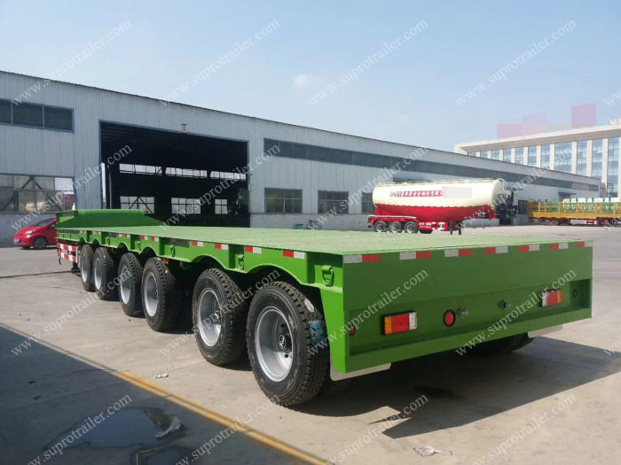 extendable flatbed trailer