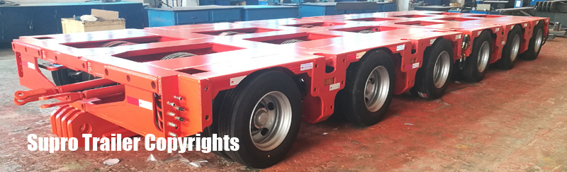 China hydraulic modular trailer