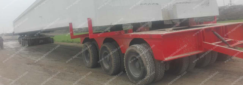 turntable with flatbed trailer