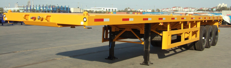 flatbed container trailer
