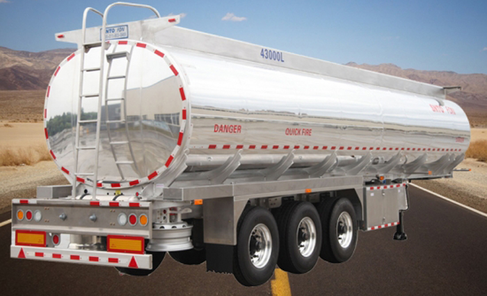 Aluminum Tanker Semi-Trailer