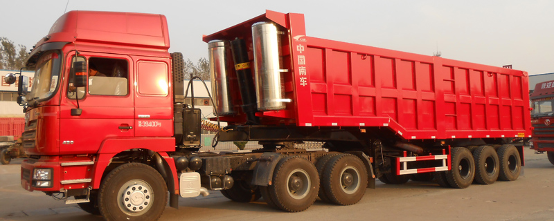 rear tipper semi trailer