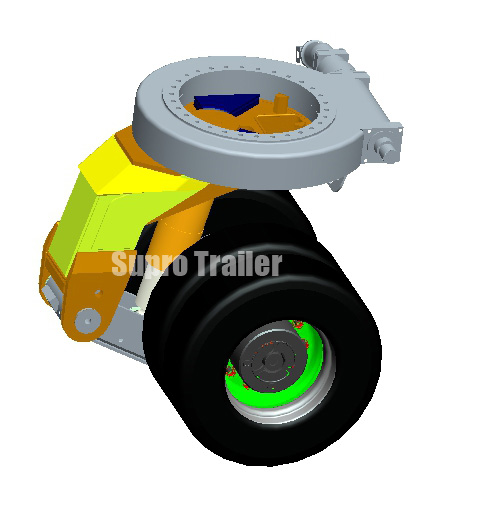 hydraulic suspension of SUPRO SPMT