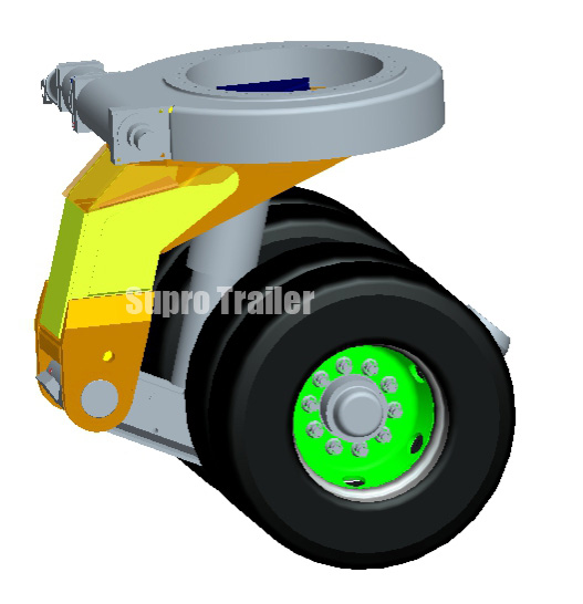 hydraulic suspension of SPMT 