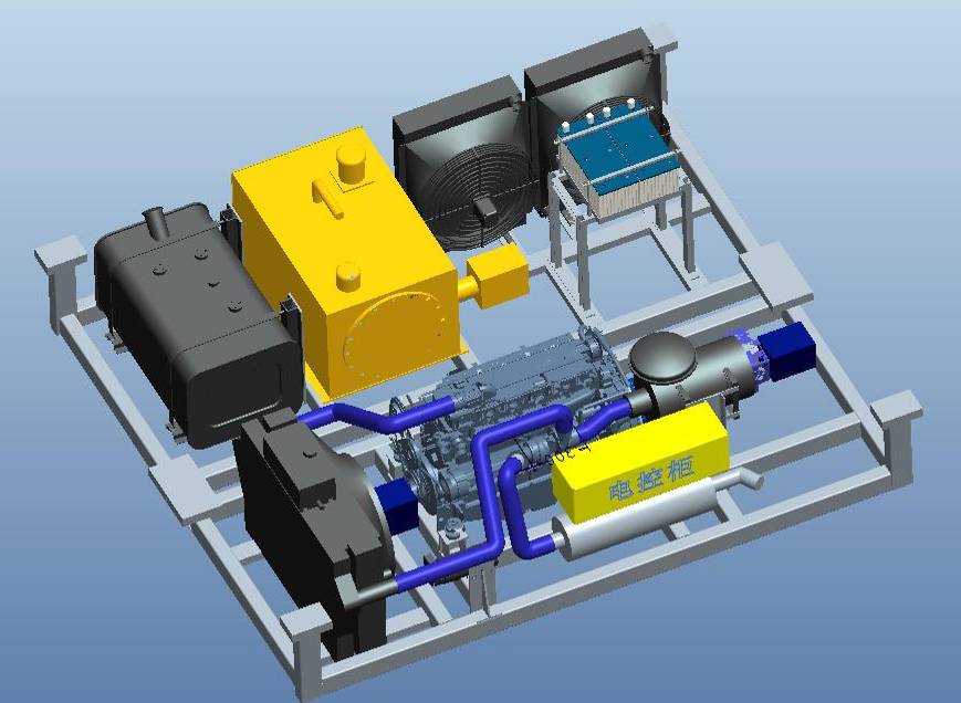 electric system of the shipyard transporter