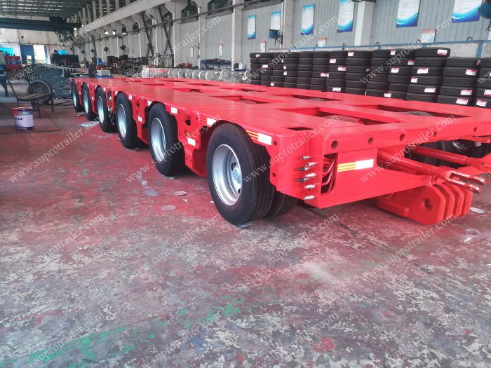 nicolas hydraulic modular trailer