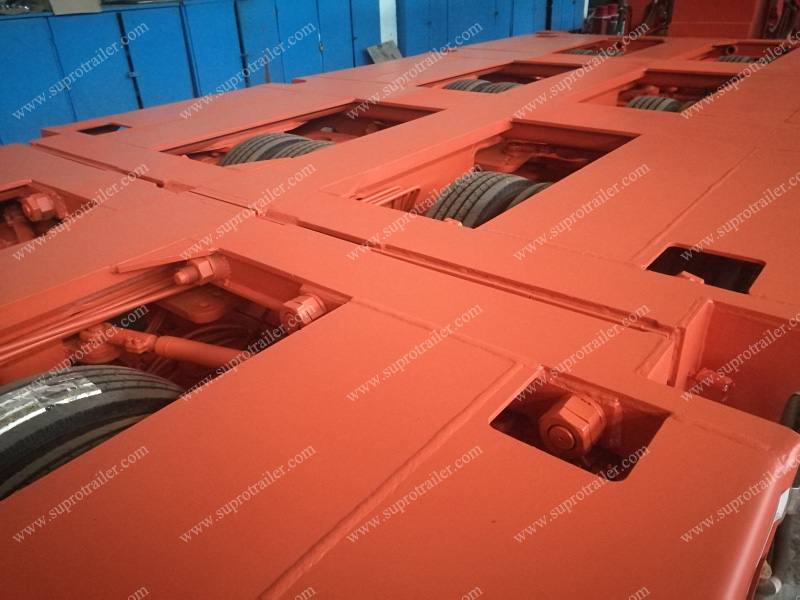 nicolas hydraulic modular trailer