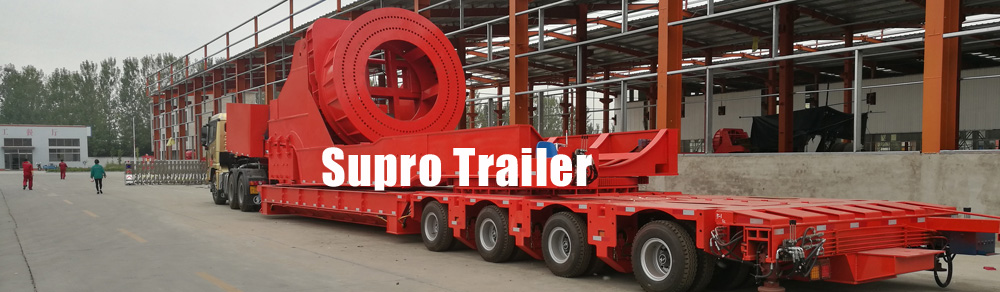 supro windmill adapter with hydraulic modular trailer