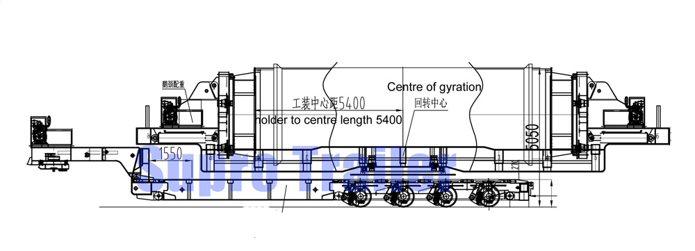 STBA-M-20 windmill blade adapter drawing