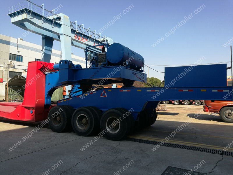 dolly semi trailer with girder bridge