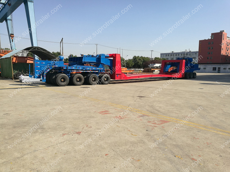 dolly semi trailer with girder bridge