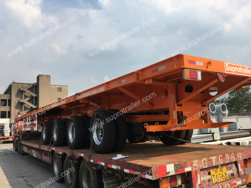 windmill turbine blade extendable trailer