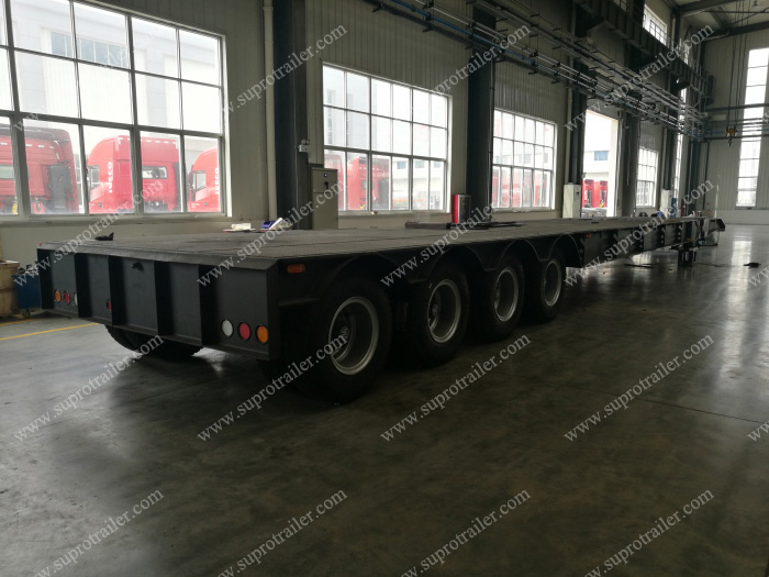 folding gooseneck lowboy trailer