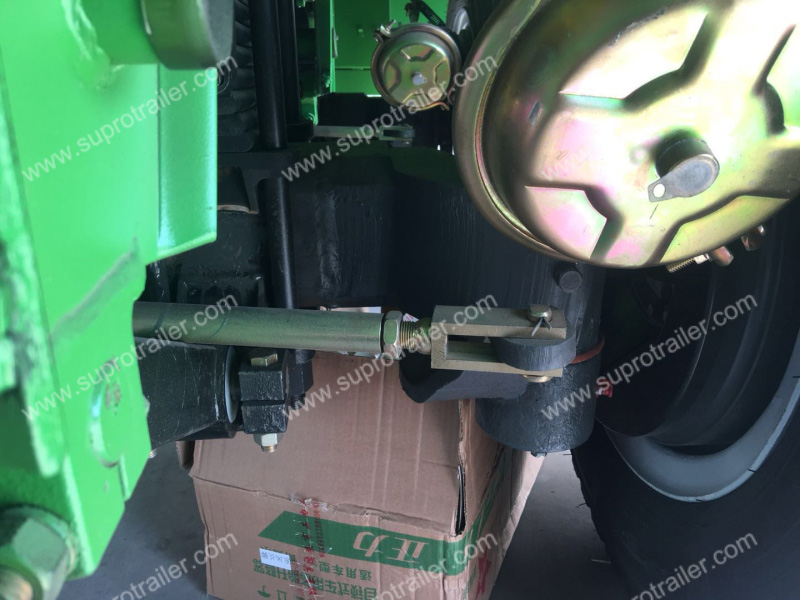pneumatic steering axle of multi axles low bed trailer