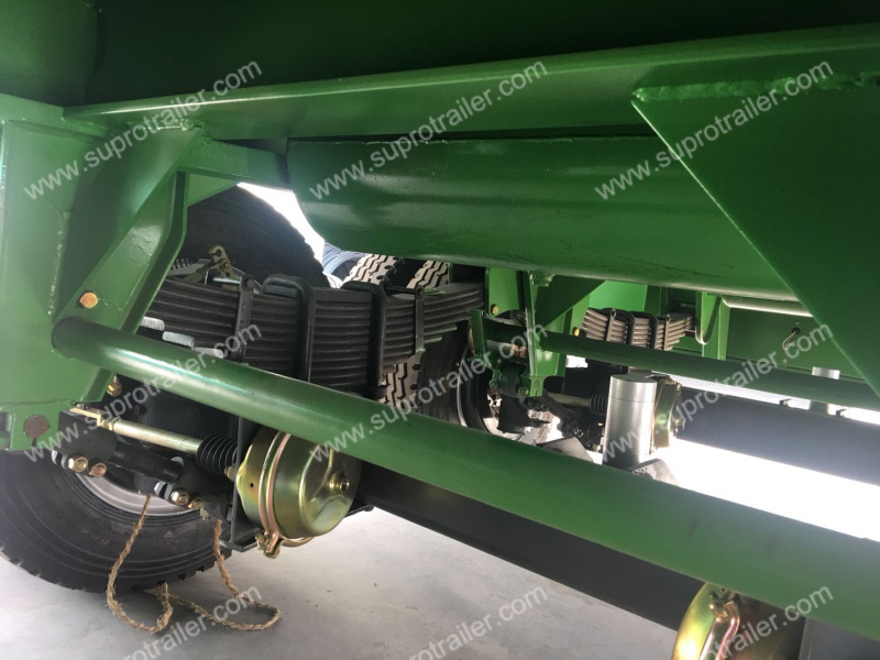 pneumatic steering axle of multi axles low bed trailer