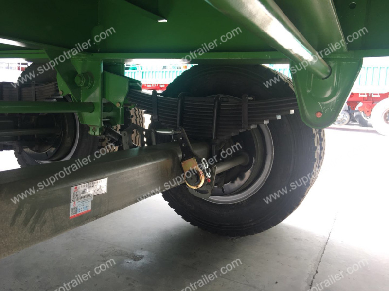 pneumatic steering axle of multi axles low bed trailer