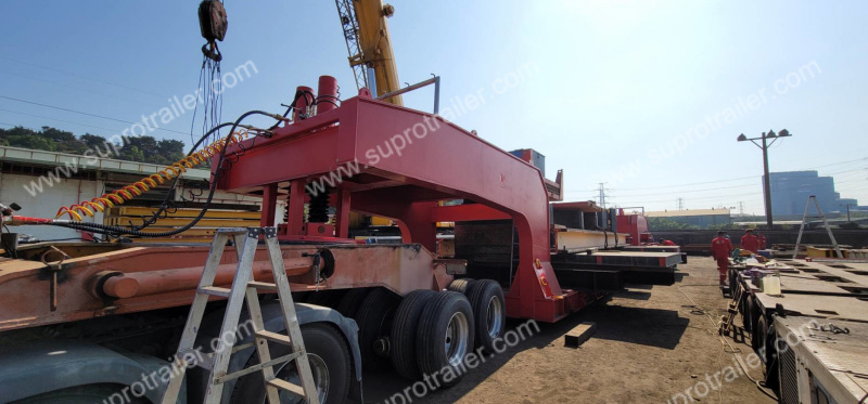 girder bridge for dolly trailer