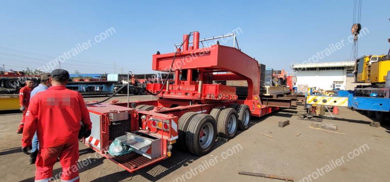 girder bridge for dolly trailer