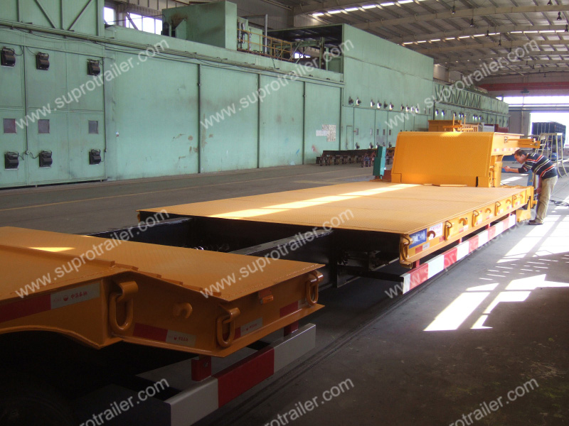 extendable lowboy trailer