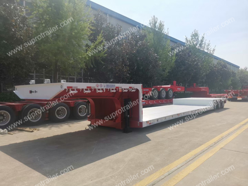 air suspension lowboy trailer