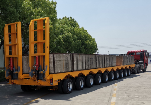 Air Suspension Multi Axles Low Bed Trailer