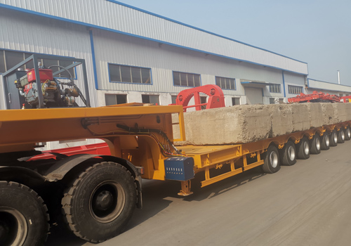 Mechanical Suspension Multi Axles Low Bed Trailer