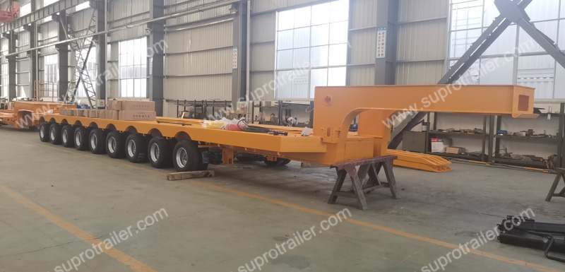 10 axles multi axles low bed trailer