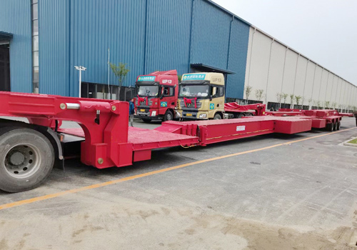 66m Telescoping Beam with Hydraulic Modular Trailer