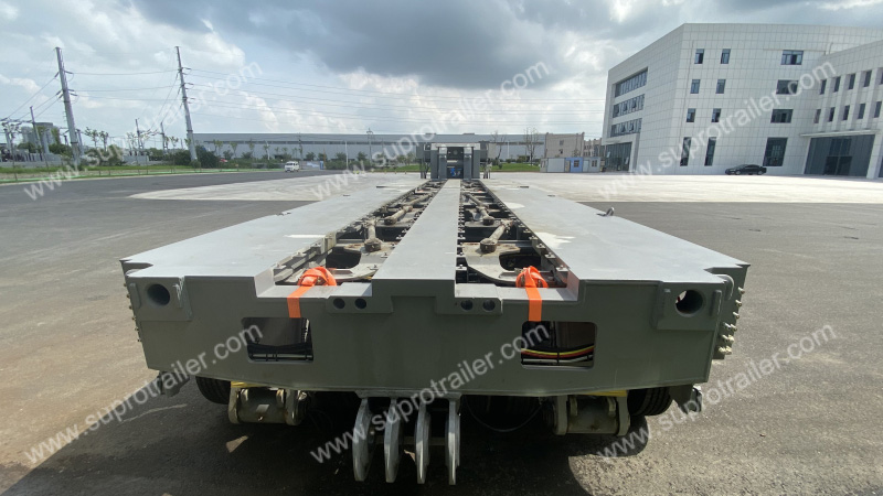 combination dimension of customized hydraulic modular trailer