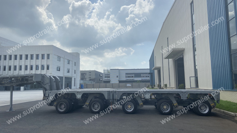 customized hydraulic modular trailer