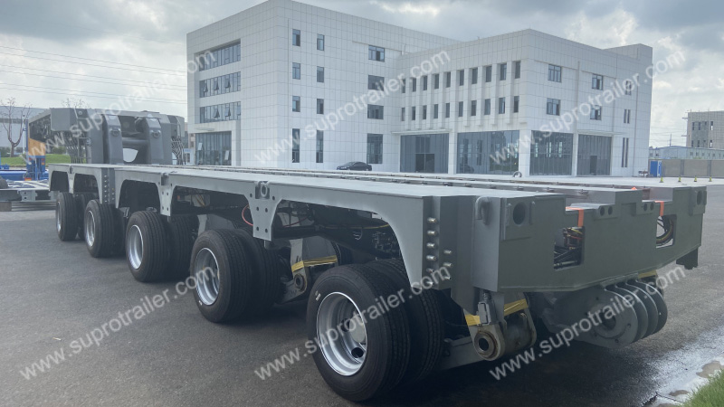 customized hydraulic modular trailer