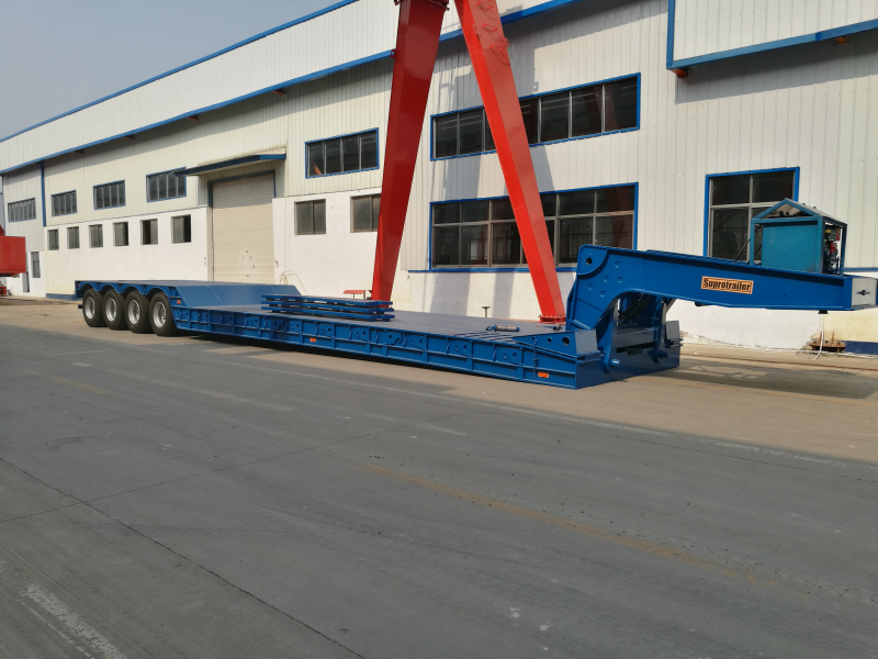 detachable gooseneck lowbed trailer