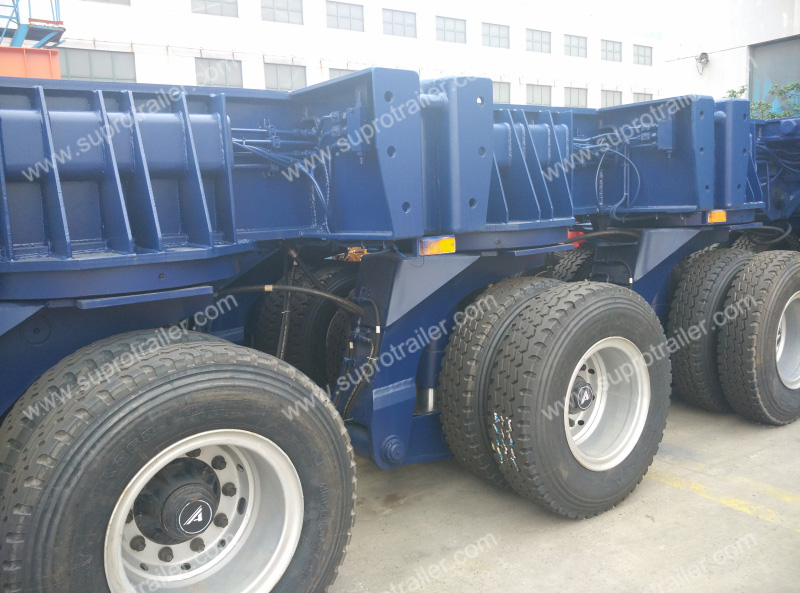 multi axles hydraulic modular trailer