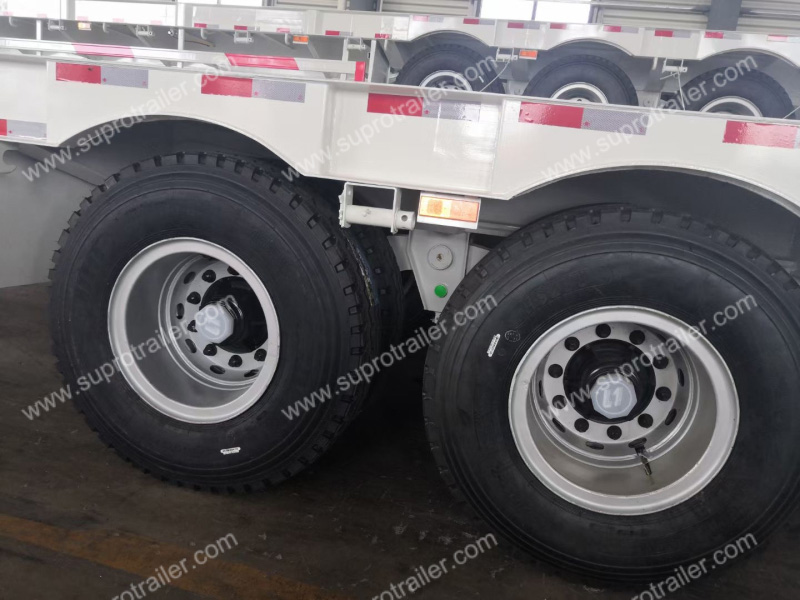 3 axles low bed trailer for sale