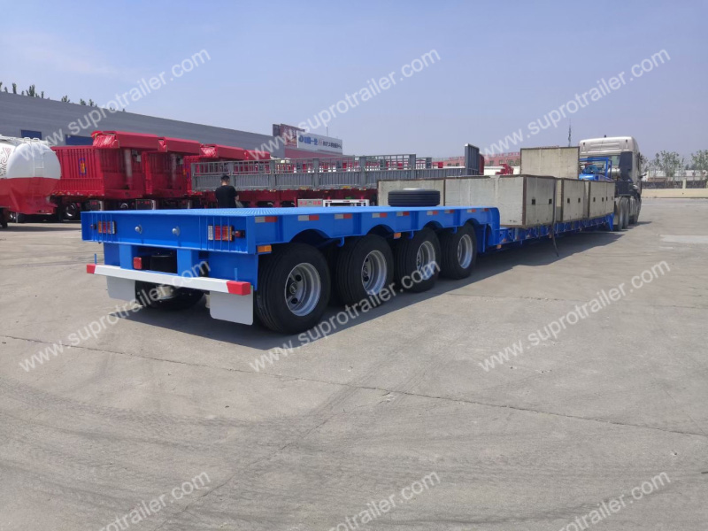 air suspension detachable gooseneck lowboy trailer