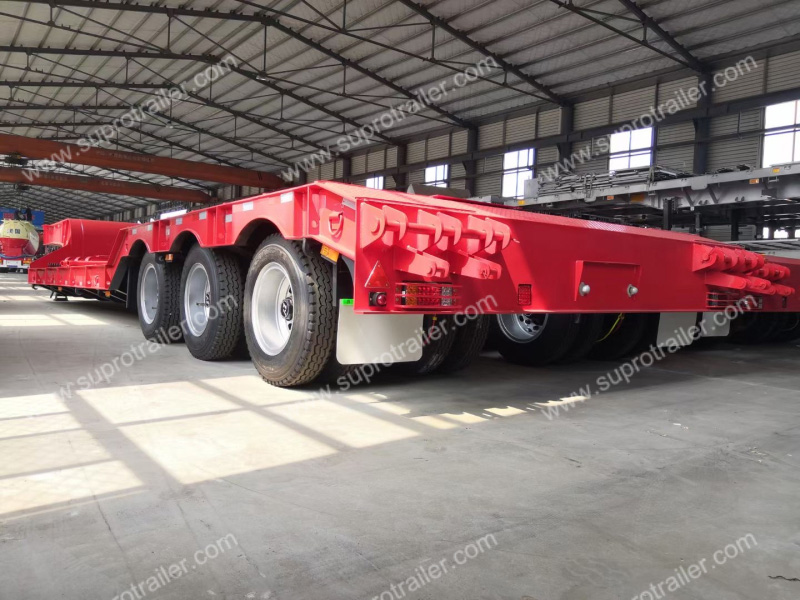 3 axles low bed trailer for sale