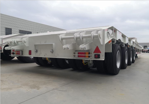 4 Lines 8 Axles Low Bed Trailer