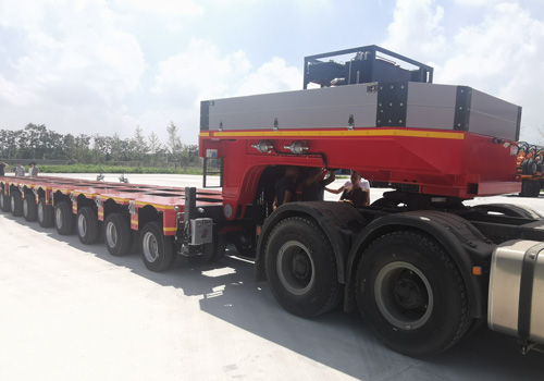 STNV3 Hydraulic modular trailer