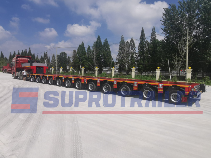 Supro new design hydraulic modular trailer