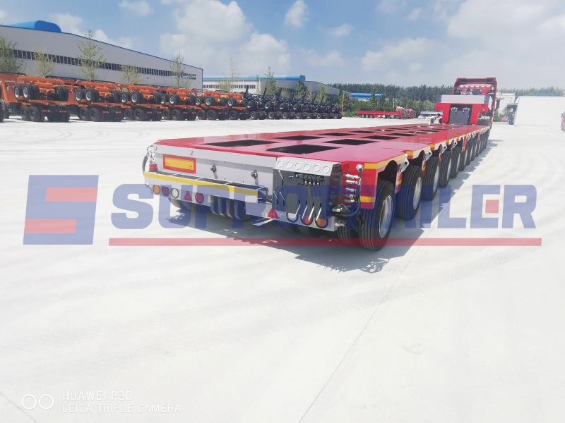 Supro new design hydraulic modular trailer