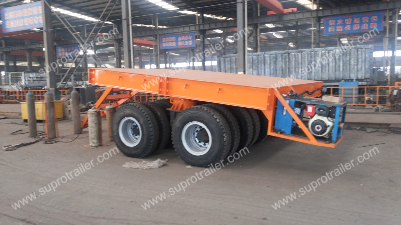 bridge girder transport semi trailer